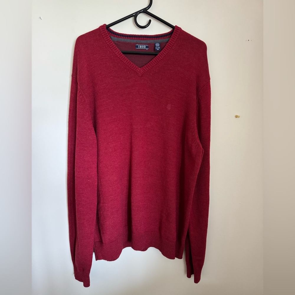IZOD Men’s V-Neck Sweater, Size XXL